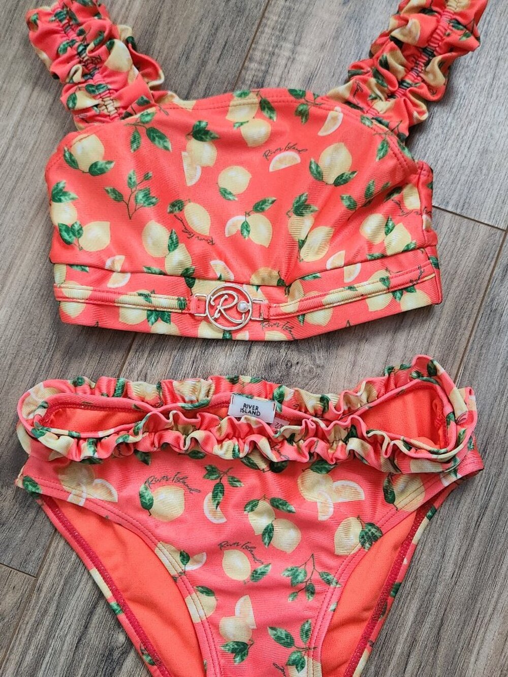 River Island Lemon bikini swimsuit